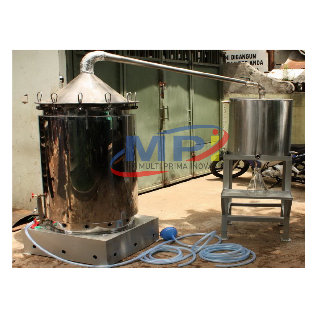 Destilasi / Penyulingan Minyak Atsiri Kap 150-200 kg