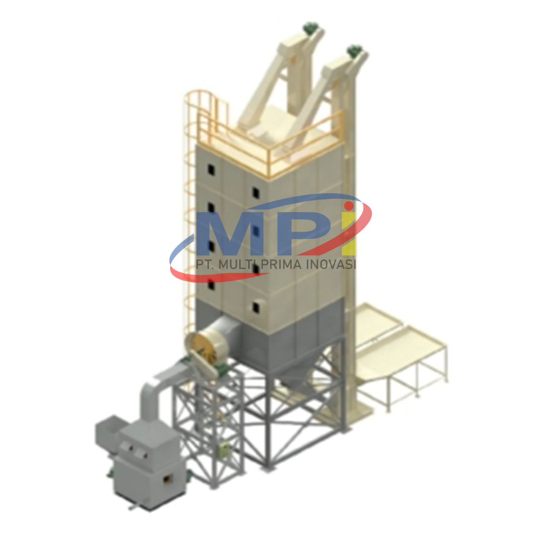 Mesin Pengering Padi (Vertical Dryer) Kapasitas 6.000 Kg/Batch